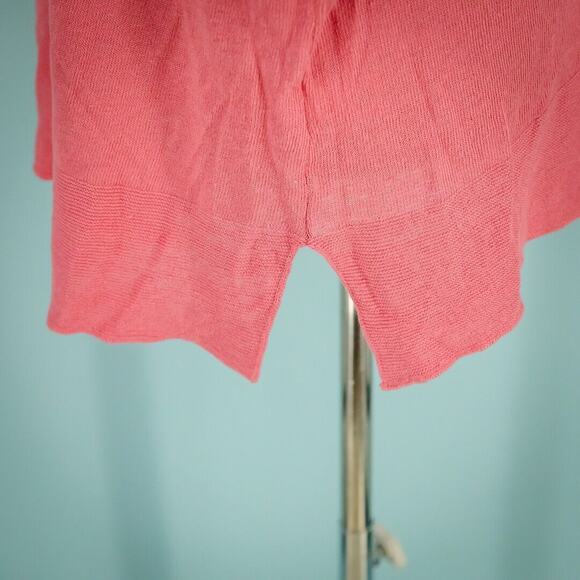 J. Jill Size XL Pink Caroline Boat Neck Long Sleeve Linen Cotton Blend Sweater - Picture 2 of 7